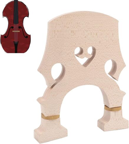 Adjustable Brass Screw Double Bass Bridge, Replacement Damaged Bridges for Double Bass (1/2) in Saudi Arabia