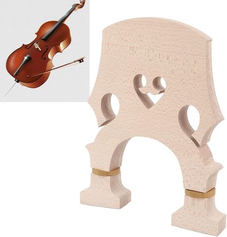 Adjustable Brass Screw Double Bass Bridge, Replacement Damaged Bridges for Double Bass (1/2) in Saudi Arabia