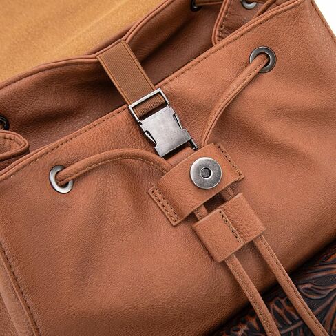 Montana West Wrangler Backpack Purse for Women Men Western Backpack Floral Tooled Travel Bags in Saudi Arabia