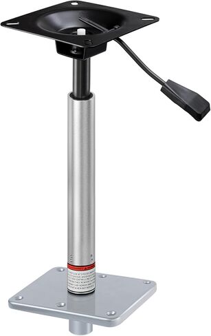 Adjustable Boat Seat Pedestal Base Mount Kit with Lock in 3/4" Boat Seat Pin Post&Marine Power Pedestal Mount Base for Marine Fishing Bass Chair,Post Adjustable Height 14 to 19 Inches/24 to 30 Inches in Kuwait
