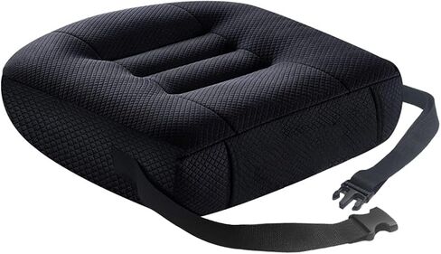 Adult Booster Seat for Car, 19"×18", 3" Thick Car Booster Seat for Short Drivers, Pillows for Driving, Driver Seat Cushion, Car Seat Cushions for Driving in Saudi Arabia