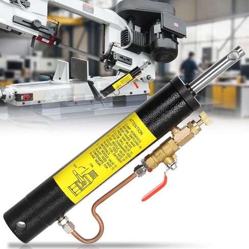 Hydraulic Cylinder for 7 x 12 Metal Cutting Band Saw, Compatible with BS-712N/BS-712R/BS-712B, Band Saw Hydraulic Cylinder, Hydraulic Downfeed Control Cylinder for Metal Bandsaw, Metal, Black in Saudi Arabia