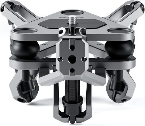 Tilta Shock Absorbing Head for Hydra Alien Mini | Titanium Gray | Compatible with GoPro & Lightweight Action Cameras | Reduces Micro Vibrations | Durable Aluminum & Rubber Construction in Saudi Arabia