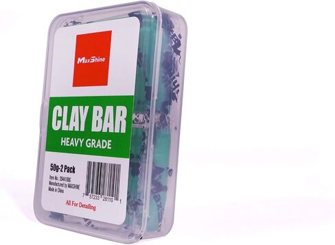 Maxshine 3 عبوات Magic Clay Bar (150g) مادة ثقيلة للتفاصيل التلقائية للسيارة - يقوم بتفاصيل السيارات - ينظف ويزيل ملوثات السطح من الأسطح الزجاجية والبلاستيك والمعادن بكفاءة in Kuwait