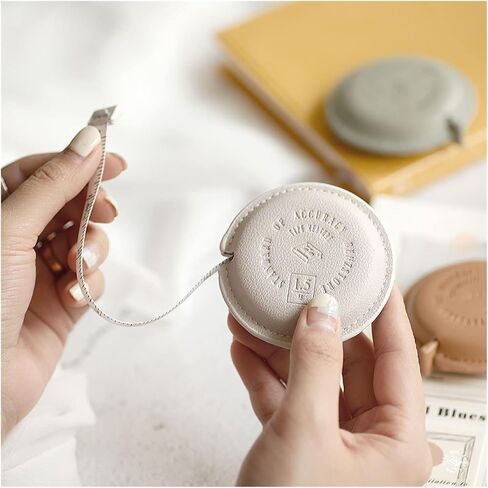 شريط قياس الشريط قياس الجسم لقياسات قطعة قماش خياطة خياطة خياطة خياطة القياسات الناعمة شريط القياس قياس 1.5 م/58.95in قياس شريط (بني) in Kuwait