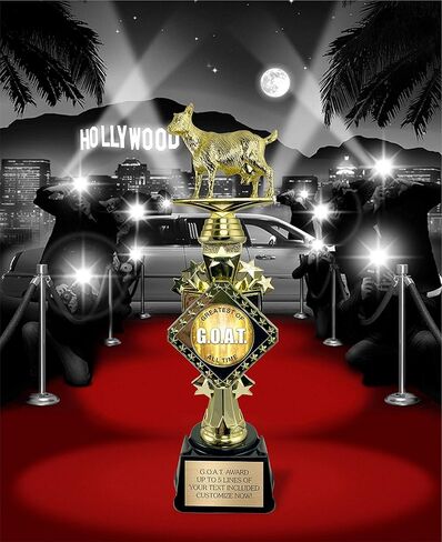 13 "جائزة كبيرة تخصيص كأس الماعز مع نقش على لوحة شخصية ، جوائز مكاتب الماعز المضحك ،" أعظم في كل العصور "للبطل ، أمي ، أبي ، زميل في العمل ، رئيس ، فائز كرة القدم الخيالي in Kuwait