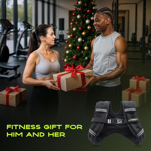 Weighted Vest, 5 10 15 20 25 30 lbs Weighted Vest for Women Men, Weight Vest with Reflective Strips Adjustable Buckle Straps for Walking Running Strength Training Cardio Workout in Saudi Arabia