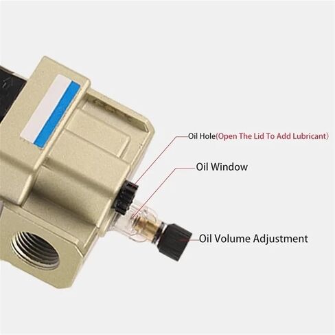 AL2000-02 Treatment Unit Pneumatic Lubricator Oil Mist Air Oiler Pneumatic Filter G1/4" Port Pneumatic Compressor(AL3000-03) in Saudi Arabia
