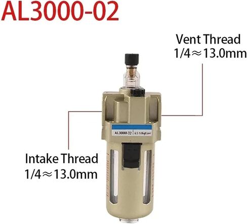 AL2000-02 Treatment Unit Pneumatic Lubricator Oil Mist Air Oiler Pneumatic Filter G1/4" Port Pneumatic Compressor(AL3000-03) in Saudi Arabia