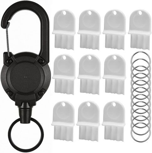 مجموعة مفاتيح منشفة ورقية عالمية مجموعة مفتاح + سلسلة مفاتيح قابلة للسحب - 8 أجهزة كمبيوتر متوافقة مع Tork SCA 1100 ، Bradley 2055 ، Banitor Bobrick Cat 74 ، Kimberly Clark 770301 ، Georgia Pacific ، E114 Dispenser Key in Kuwait