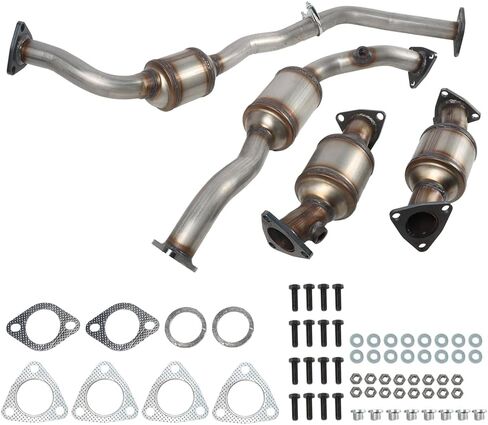 محول الحفاز الأمامي عالي التدفق المتوافق مع 2007 2007 2008 2008 2010 2011 2012 2013 Nissan Altima L4 2.5L Cashaltic Convertor يستبدل 674-933 (EPA Compliant) in Kuwait