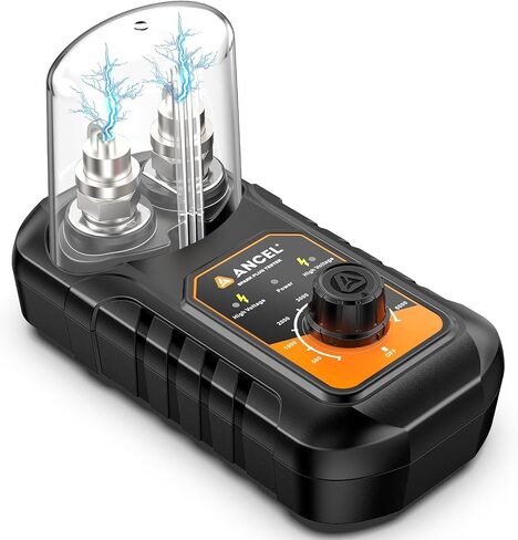 (تم ترقيته SP02) tester ancel sp21 شرارة توصيل ، اختبار إشعال محرك السيارات ، من 0 إلى 6000 دورة في الدقيقة ، أداة اختبار شرارة الدراجات النارية للمركبات 12 فولت ، ومقبس توصيل الثقوب المزدوجة in Kuwait