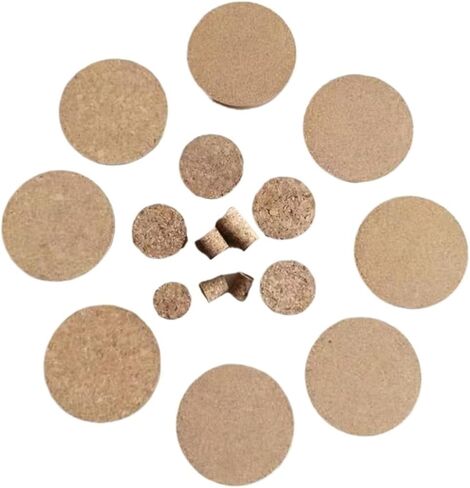 3pcs Big Size 51mm to 83mm Wood Cork Lab Test Tube Plug Essential Oil Small Glass Bottle Stopper Lid(72x61x35mm) in Kuwait