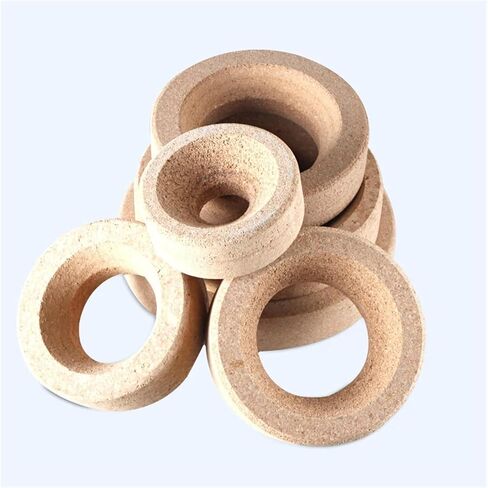 5pcs/lot (140mm) قارورة الفلين الخشبية الخشبية للمختبر ، حامل قاعدة القارورة السفلية الدائرية ، قطرها 80 مم إلى 160 ملم in Saudi Arabia