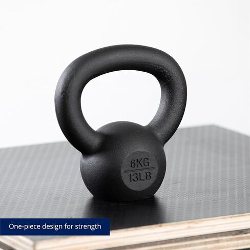 Titan Fitness Cast Iron Kettlebell ، قطعة واحدة من العلامات ، KG و LB ، تمرين كامل الجسم in Saudi Arabia