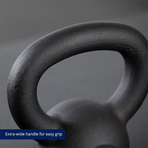 Titan Fitness Cast Iron Kettlebell ، قطعة واحدة من العلامات ، KG و LB ، تمرين كامل الجسم in Saudi Arabia