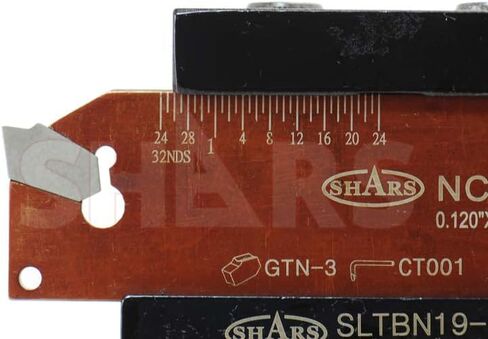 Shars 3/4" Self-Lock Block SLTBN19-5 with 5 Pcs GTN-3 and 5 Pcs Gtn-4 Inserts, Cut-off Blade NCIH26-3 and NCIH26-4 404-0461 P] in Saudi Arabia