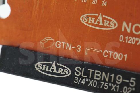 Shars 3/4" Self-Lock Block SLTBN19-5 with 5 Pcs GTN-3 and 5 Pcs Gtn-4 Inserts, Cut-off Blade NCIH26-3 and NCIH26-4 404-0461 P] in Saudi Arabia