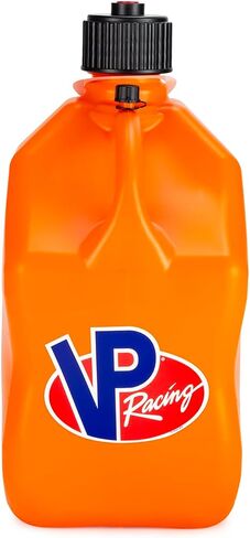 VP Racing Fuels 3572 + 3044B 5 Gallon Square Motorsport Utility Contiler Orange W/ 14 "خرطوم قياسي (2 عبوة) in Saudi Arabia