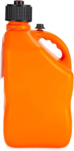 VP Racing Fuels 3572 + 3044B 5 Gallon Square Motorsport Utility Contiler Orange W/ 14 "خرطوم قياسي (2 عبوة) in Saudi Arabia