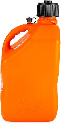 VP Racing Fuels 3572 + 3044B 5 Gallon Square Motorsport Utility Contiler Orange W/ 14 "خرطوم قياسي (2 عبوة) in Saudi Arabia
