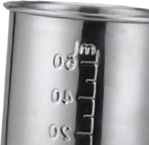 Generic Medicine Cup Hospital Practical Stainless Steel Multi Purpose Stainless Steel Medicine Cup for Party Kitchen Bar Restaurant, as described, 120 ml in Kuwait