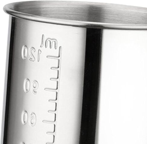 Generic Medicine Cup Hospital Practical Stainless Steel Multi Purpose Stainless Steel Medicine Cup for Party Kitchen Bar Restaurant, as described, 120 ml in Kuwait