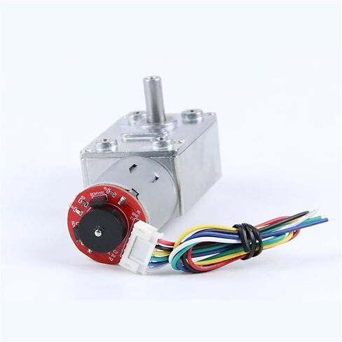 6V DC محرك مع تشفير السرعة البطيئة للسيارة الصغيرة JGY370 دودة السرعة القابلة للتعديل يمكن CW CCW (23 دورة في الدقيقة ، 6V محرك فقط) in Kuwait