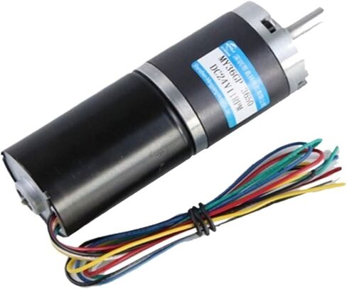 12V 24V 15W Planetary DC GEAR MOTOR 36 مم قابلة للتعديل السرعة CW CCW 5 خطوط مع الفرامل 36GP-3650 محرك صغير منخفض السرعة (12V 98RPM ، 6 مم وقوس)) in Kuwait