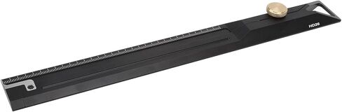 Aluminum Alloy Straight Ruler 25cm Professional Precision Measuring Tool for Woodworking Drawing and Drafting High Strength Durable Multifunctional Scale Ruler with Storage Box in Saudi Arabia