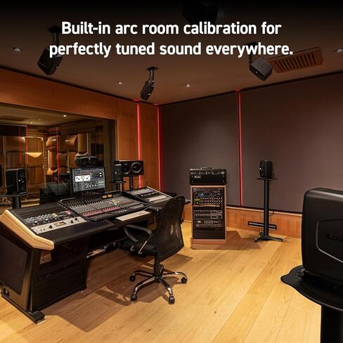 IK Multimedia iLoud MTM MKII White (Pair Plus ARC mic) Compact Studio Monitor with Built-in ARC Room Correction, Speaker Emulation, 100W Power in Saudi Arabia