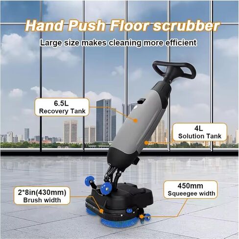 Portable Commercial Floor Scrubber - Mini Floor Machine for Efficient Cleaning, Gary, cw430 in Saudi Arabia