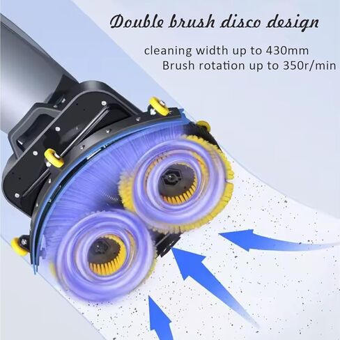 Portable Commercial Floor Scrubber - Mini Floor Machine for Efficient Cleaning, Gary, cw430 in Saudi Arabia