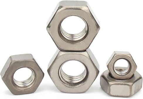 1-5pcs Pure Hex Nuts M3-M20(M6 5PCS) in Saudi Arabia