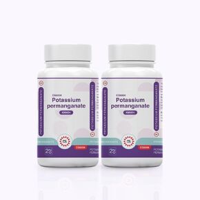 مسحوق الكاشف البوتاسيوم برمنجانت - تدفق حر ، 2 أوقية جرة (حزمة 2) | kmno₄ عالية النقاء بواسطة Dawn Sci® للاستخدام المختبر والعامة in Kuwait