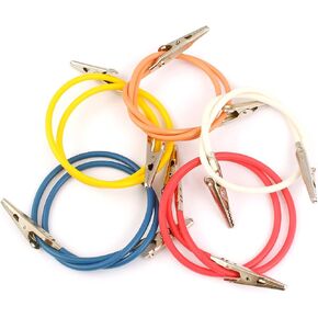 5pcs Bib Clips Silicone Stainless Steel Napkin Holder Chain High-Temperature Sterilizable by G.S Online Store in Kuwait