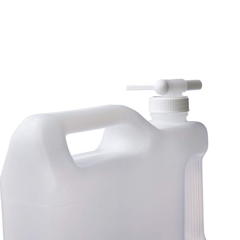 حاوية Hudson Exchange 5 لتر مع حنفية ، HDPE ، Natural ، 4 حزمة in Saudi Arabia