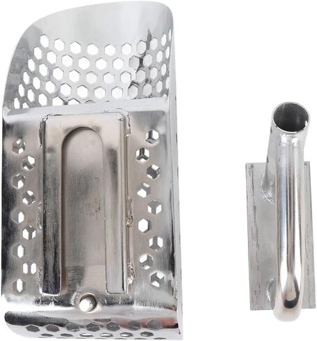 Sand Scoop for Metal Detecting Metal Detector Beach Finds Scoop Stainless Steel Fast Sifter Shovel for Underwater Treasure Finding Button Style Short in Kuwait