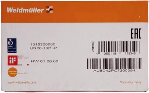 1315200000丨1pc 100% New PLC Module UR20-16DI-P I/O Module 1315200000 in Saudi Arabia