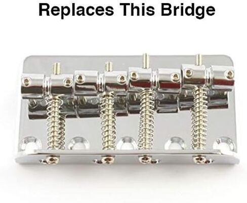 Precision-Machined Brass High Mass Bass Bridge For Fender Jazz Or Precision Bass - Perfect Fit - Vintage Mount in Saudi Arabia