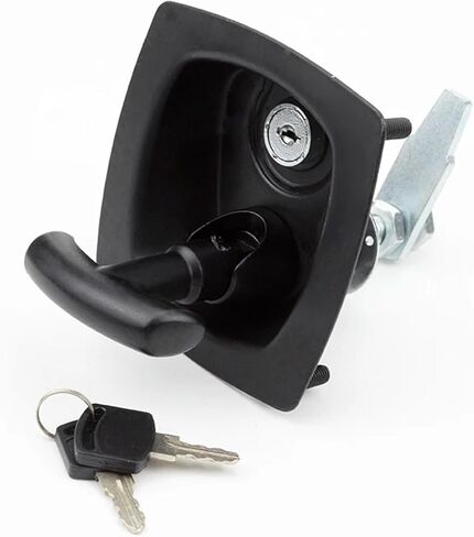 Panel Lock Compression Type Lock Industrial Cabinet Lock Panel Engineering Vehicle Compartment Square Lock Cover T Lock MS858C 1Pcs(Zinc Belt Lock) in Saudi Arabia