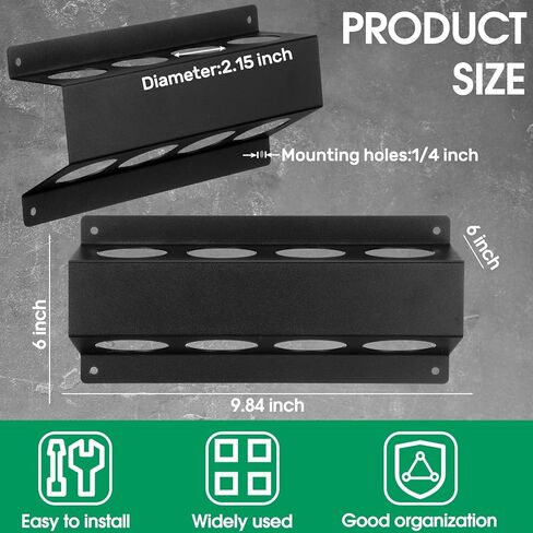 5 Pcs Welding Rod Storage Set 4 Slot Tig Welding Filler Rod Holder with 4 Pcs 40 Inch Tungsten Electrode Storage Tubes Wall Mount Organizer Welder Tools Supplies in Kuwait