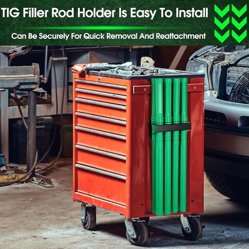 5 Pcs Welding Rod Storage Set 4 Slot Tig Welding Filler Rod Holder with 4 Pcs 40 Inch Tungsten Electrode Storage Tubes Wall Mount Organizer Welder Tools Supplies in Kuwait