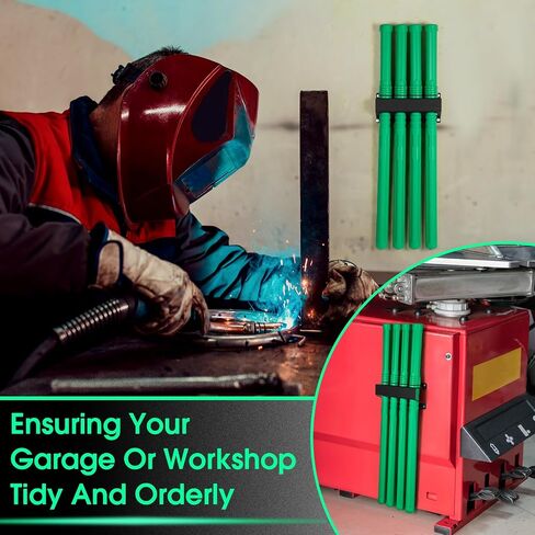 5 Pcs Welding Rod Storage Set 4 Slot Tig Welding Filler Rod Holder with 4 Pcs 40 Inch Tungsten Electrode Storage Tubes Wall Mount Organizer Welder Tools Supplies in Kuwait