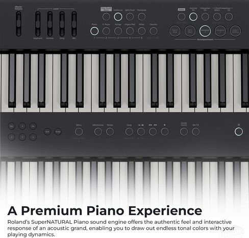 Roland FP-E50 88-Key Digital Piano-حزمة أسود مع KSFE-50 Stand ، KPD-70 وحدة دواسة ثلاثية ، مقعد ، دروس البيانو عبر الإنترنت ، قرص DVD التعليمي ، وقماش أوستن بازار تلميع in Kuwait