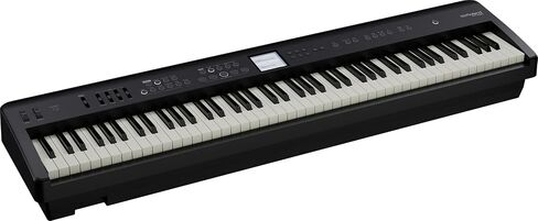 Roland FP-E50 88-Key Digital Piano-حزمة أسود مع KSFE-50 Stand ، KPD-70 وحدة دواسة ثلاثية ، مقعد ، دروس البيانو عبر الإنترنت ، قرص DVD التعليمي ، وقماش أوستن بازار تلميع in Saudi Arabia