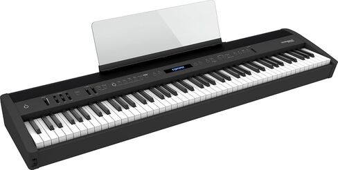 Roland FP-60X 88-Key Digital Piano-حزمة أسود مع حامل ، وثلاث وحدة دواسة ، ومقعد ، وأقراص DVD التعليمية ، ودروس البيانو عبر الإنترنت ، وقطعة قماش تلميع in Saudi Arabia