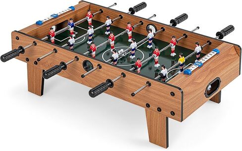 Giantex Foosball Table ، 27 بوصة لعبة كرة قدم صغيرة مع كرة قدم ، وحراس النتيجة ، و Wood Soccer Table Top for Kids ، و Family Night ، و Game Rooms in Saudi Arabia