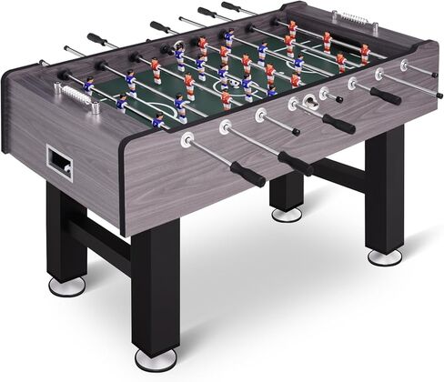 58 Inch Foosball Table Adult Size, Full Size Soccer Game Table with 2 Balls, Leg Levelers & Heavy-Duty Legs, Durable Arcade Football Table for Game Room, Home, Office, Party in Kuwait
