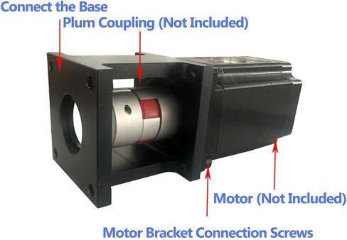 NEMA34 Stepper Motor Mount Bracket - Motor Mount Bracket Clamp مع مسامير مقعد ثابت لـ 86 محرك السهول ، آلة نقش مطحنة CNC in Kuwait